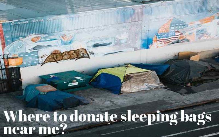 Where to donate sleeping bags near me?