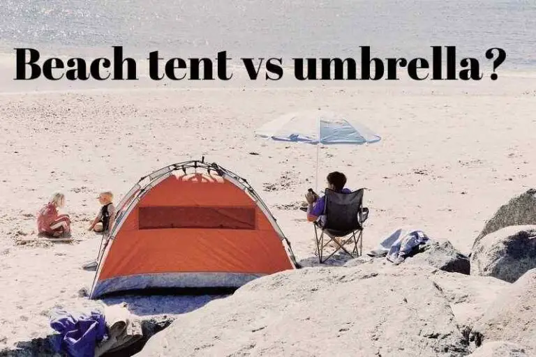 beach tent vs umbrella vs canopy